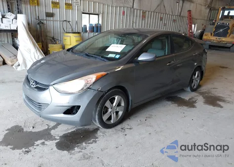 2013 Hyundai Elantra Gls from USA, damaged, VIN 5NPDH4AEXDH196484